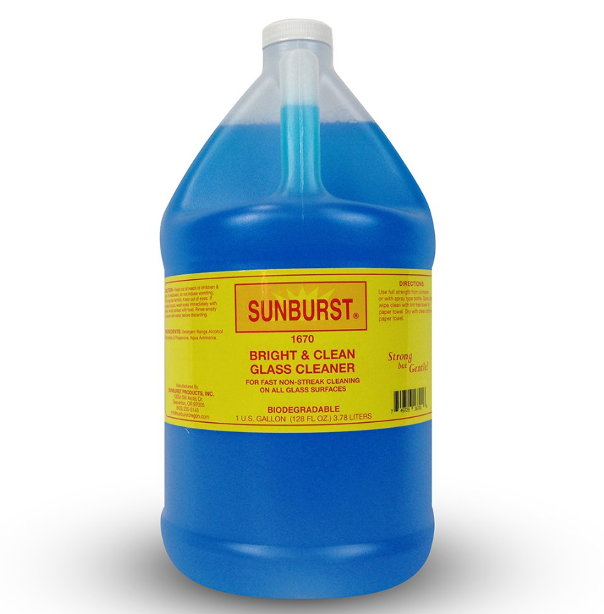 1670 Bright & Clean Glass Cleaner